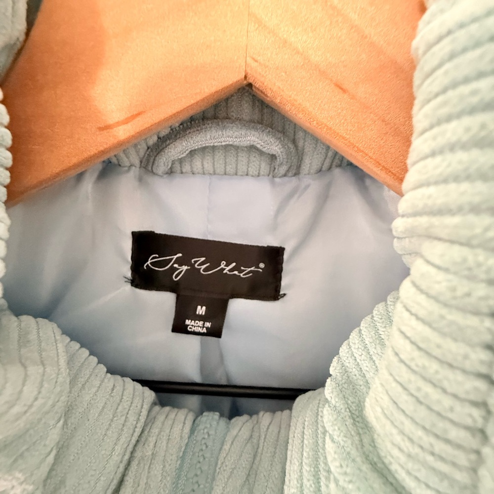 Light Blue Puffer Vest - Picture 4 of 10